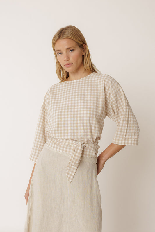 MULTIPOSITION-TIE CROP SHIRT 2