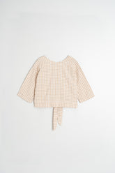 MULTIPOSITION-TIE CROP SHIRT