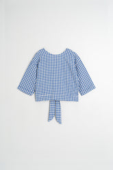 MULTIPOSITION-TIE CROP SHIRT