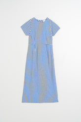 LONG GINGHAM DRESS