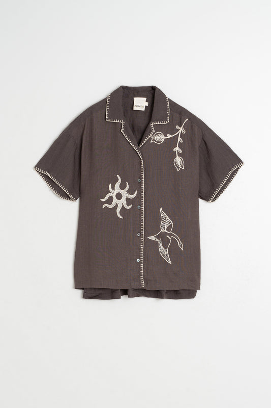 CAMISA BORDADO MANUAL 5