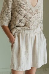 PANTALÓN SHORT ENGOMADO