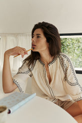 BELL-SLEEVE SHIRT
