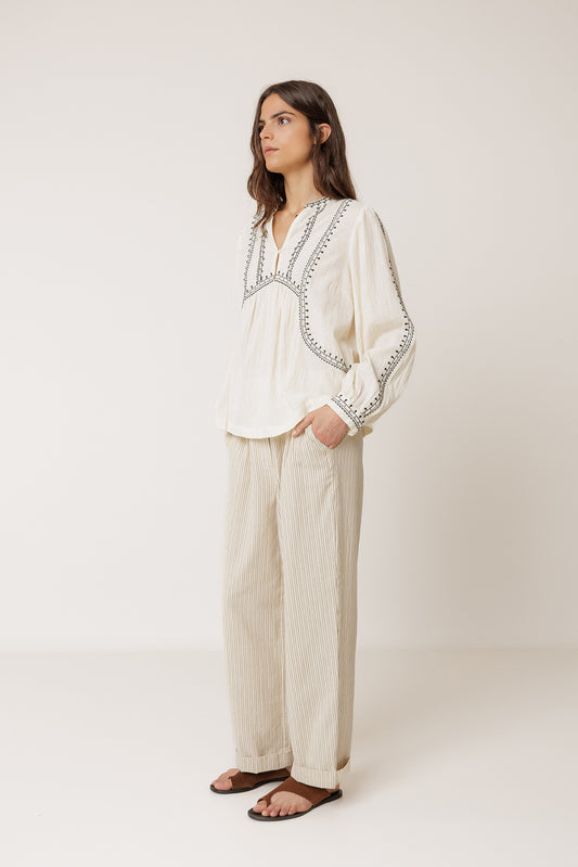 ETHNIC-EMBROIDERY BLOUSE 2