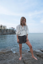 BLOUSE À BRODERIES ÉTHNIQUES