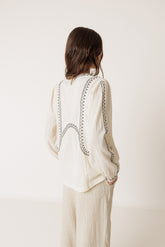 BLOUSE À BRODERIES ÉTHNIQUES