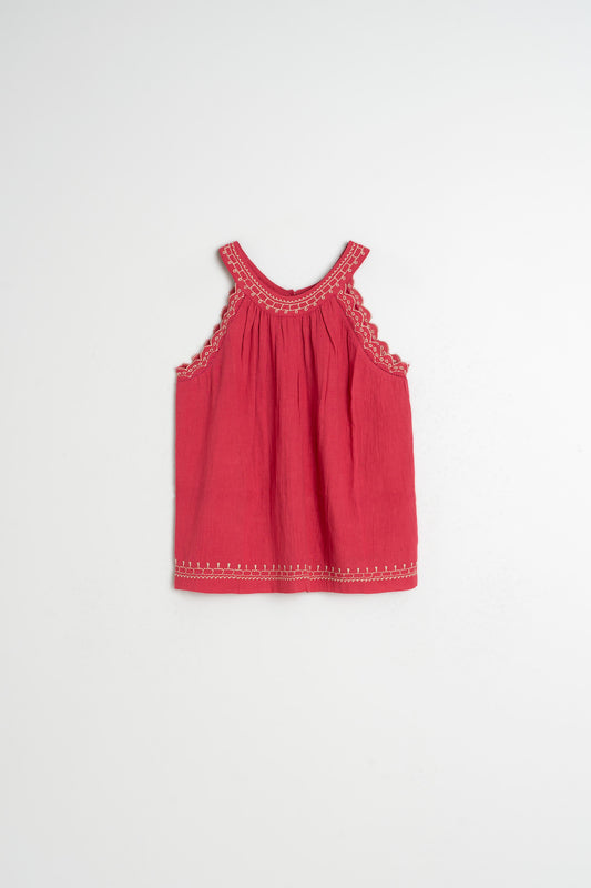 CONTRAST-EMBROIDERY TOP 4