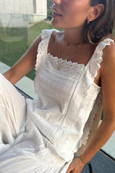 STRAPPY LACE TOP