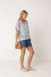 CAMISA PUNTILLAS INSERTADAS