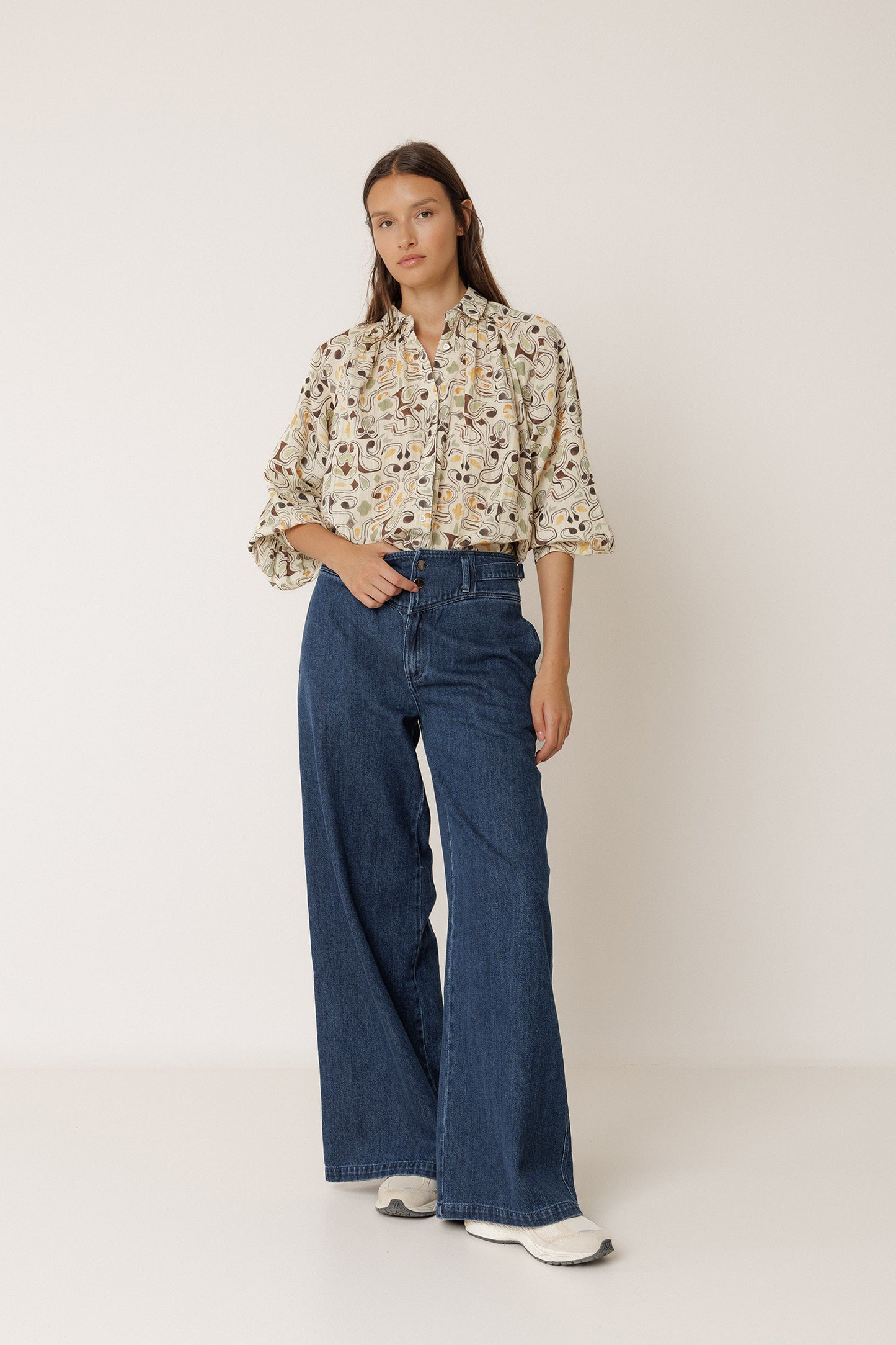 CAMISA ESTAMPADA DOBLE GASA