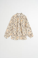 CHEMISE À IMPRIMÉ EN DOUBLE GAZE