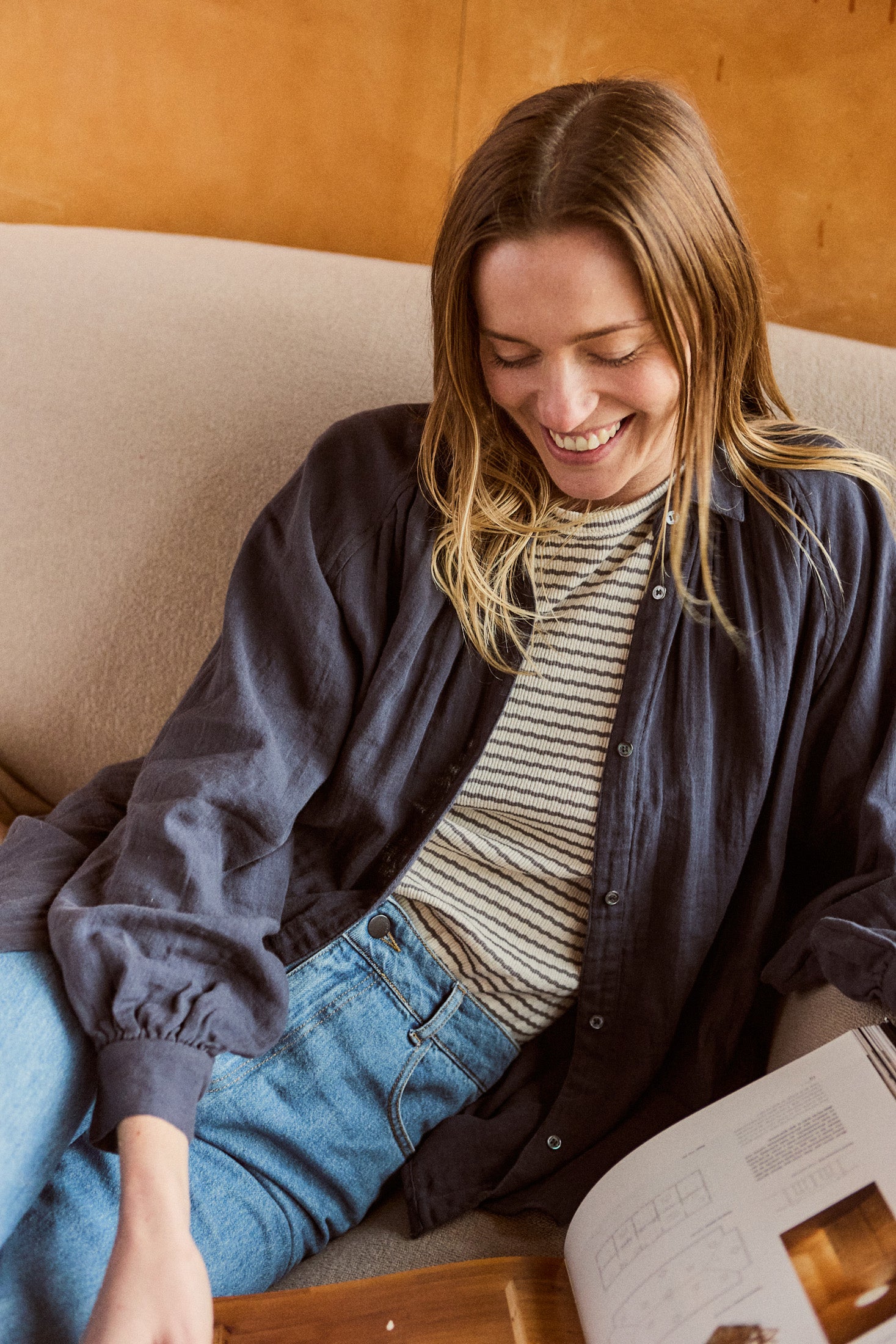 DOUBLE-GAUZE SHIRT | INDI&COLD