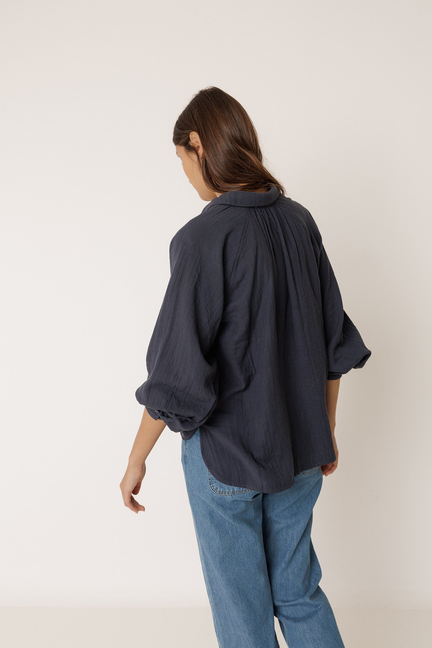 DOUBLE-GAUZE SHIRT | INDI&COLD