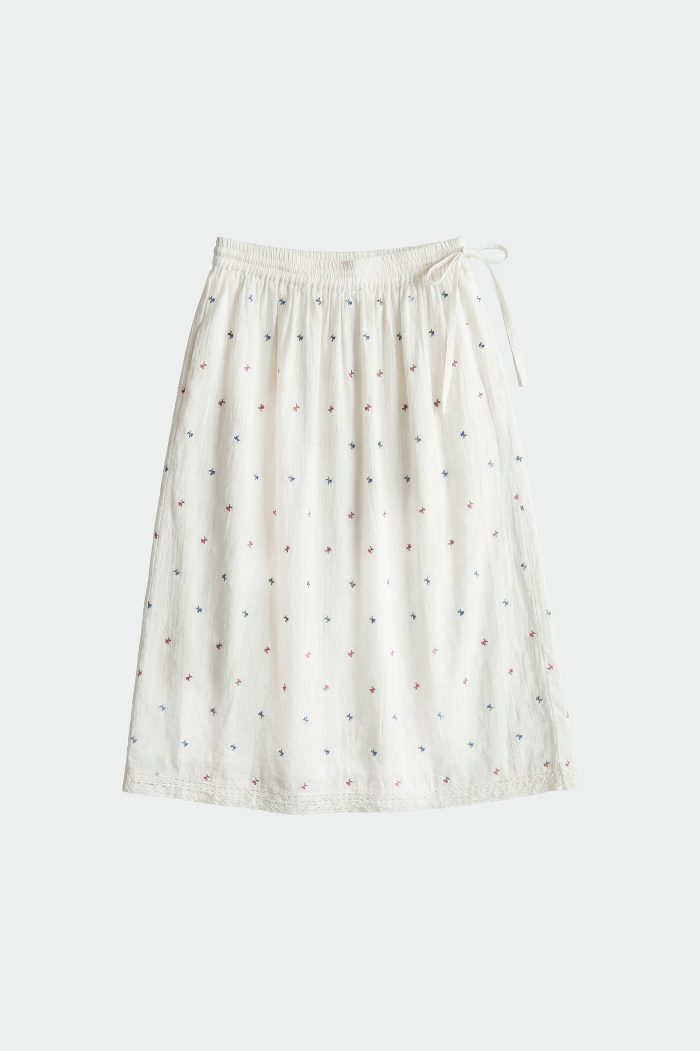 FALDA BORDADOS FLOR