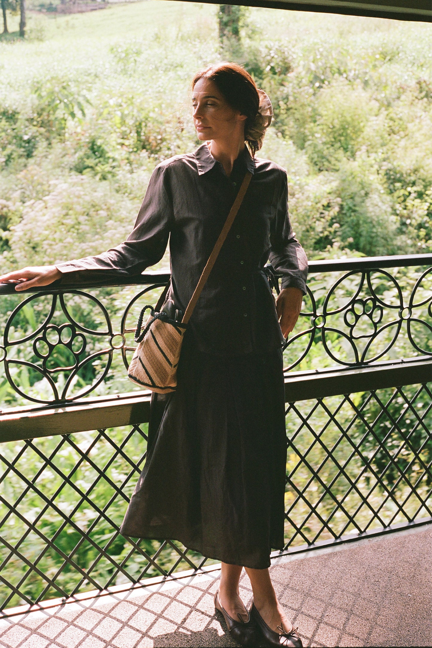 COTTON SILK GODETS SKIRT