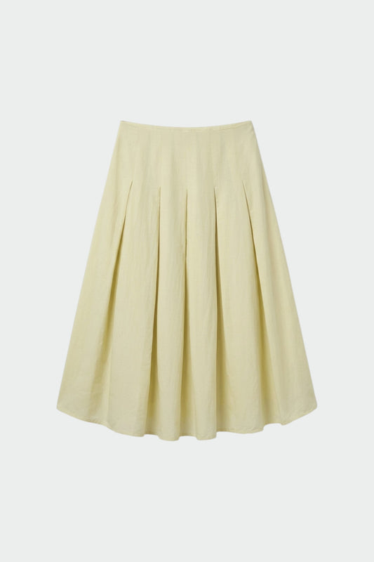 COTTON SILK GODETS SKIRT 3