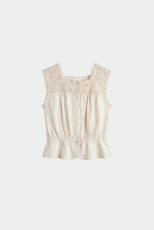 TOP EN CROCHET ET DENTELLE 5