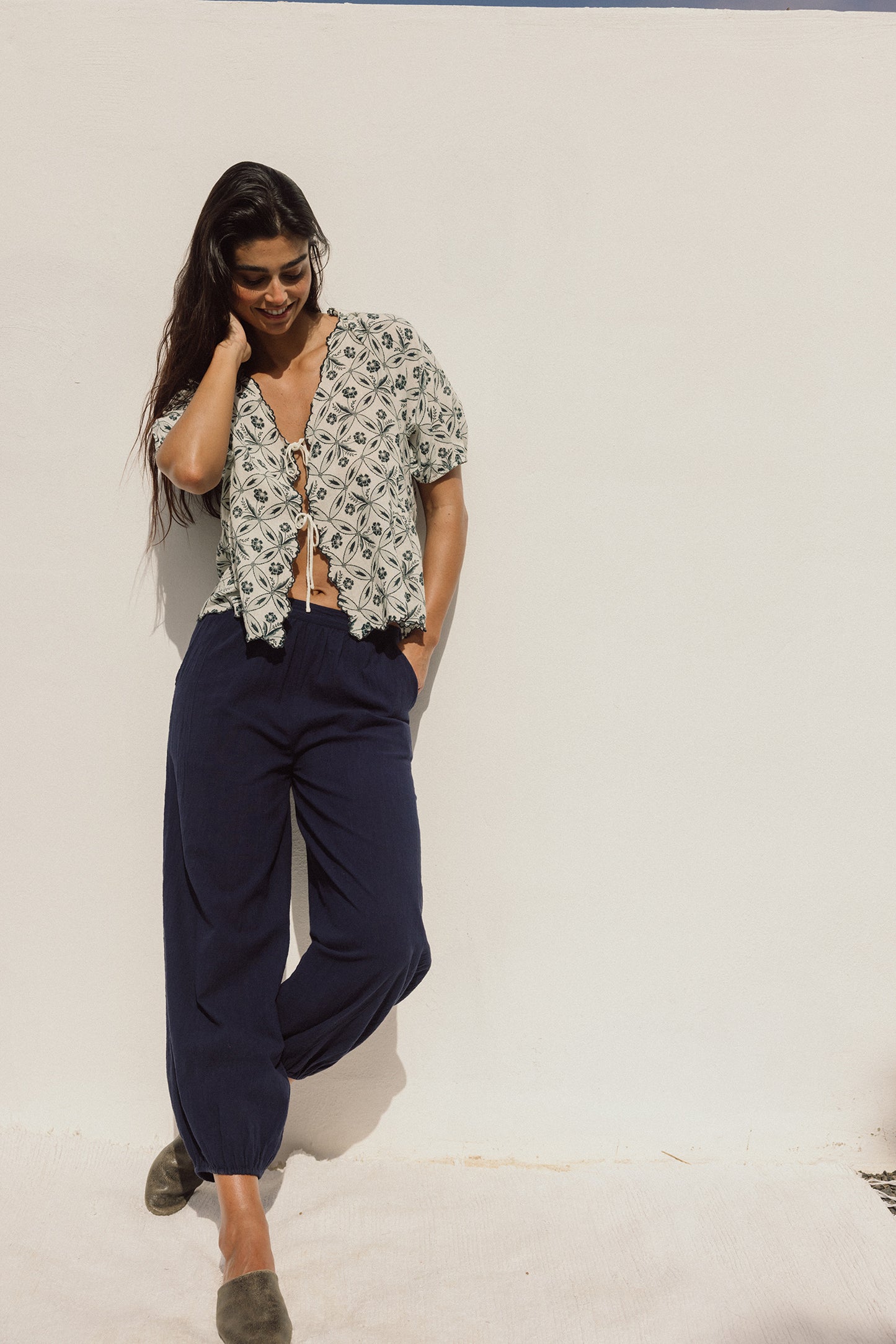 [CL] BAGGY COTTON PANTS
