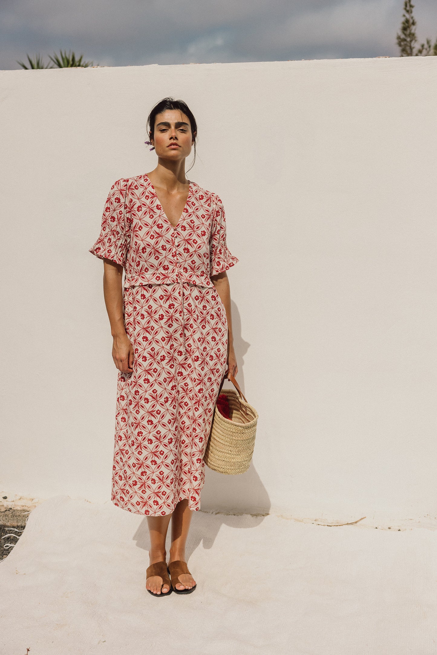 VESTIDO ESTAMPADO VINTAGE