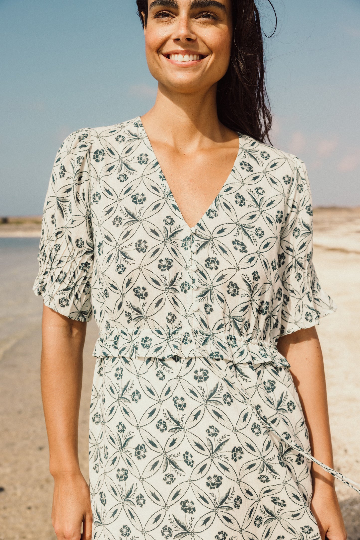 VESTIDO ESTAMPADO VINTAGE