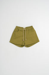 ELASTIC-WAISTBAND DRAWSTRING SHORT
