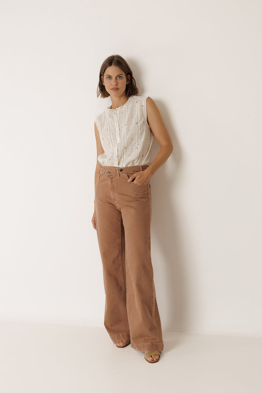 CROSSED-WAISTBAND PANT 5