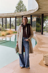 CROSSED-WAISTBAND PANT