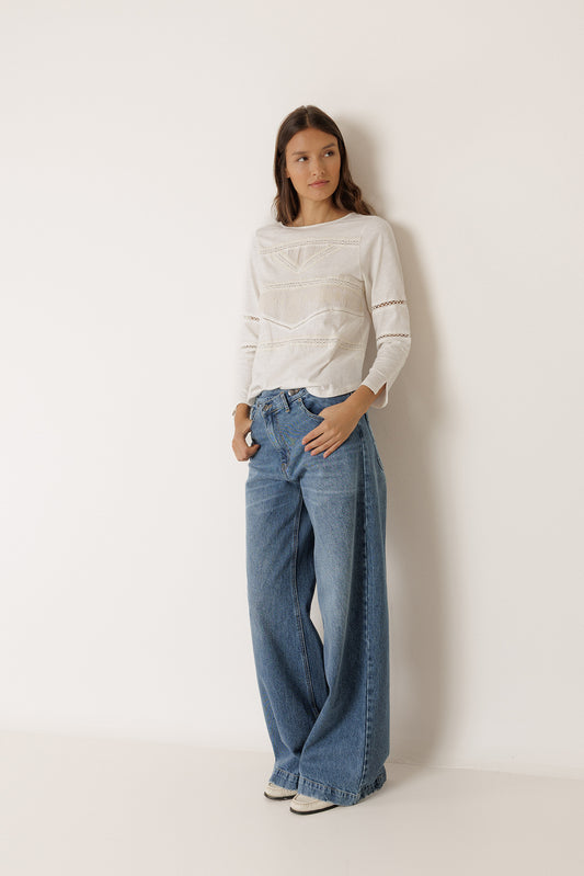 CROSSED-WAISTBAND PANT 2