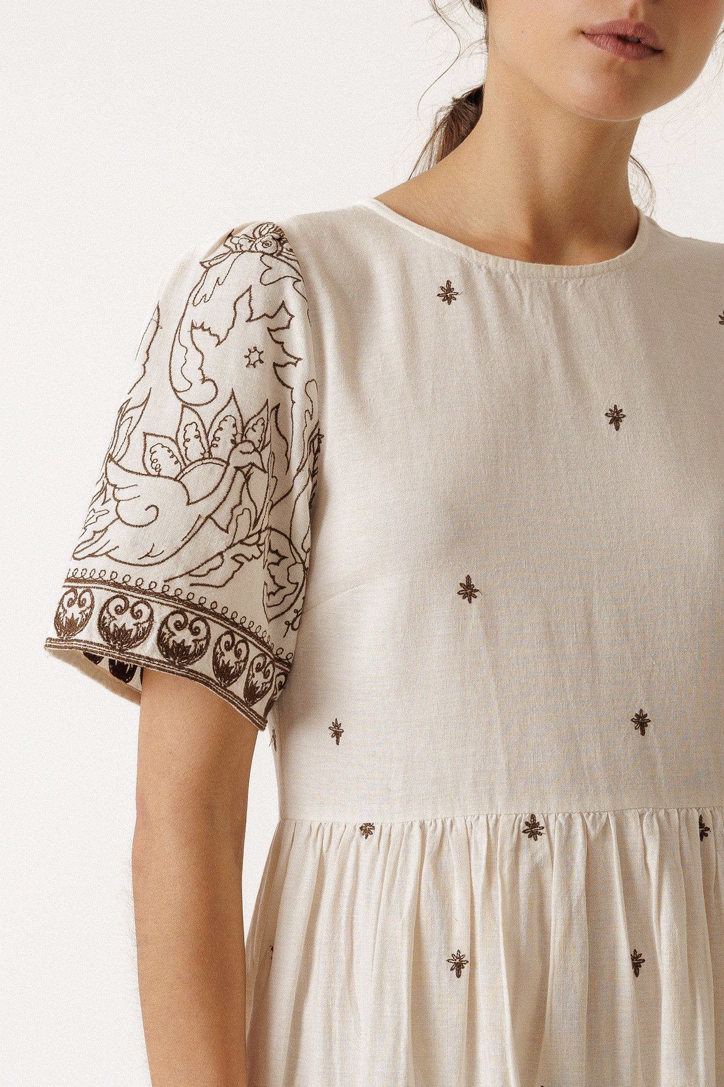 EMBROIDERED DRESS