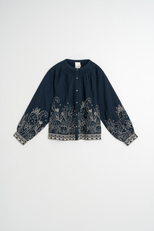 FLORAL HEM BLOUSE 6
