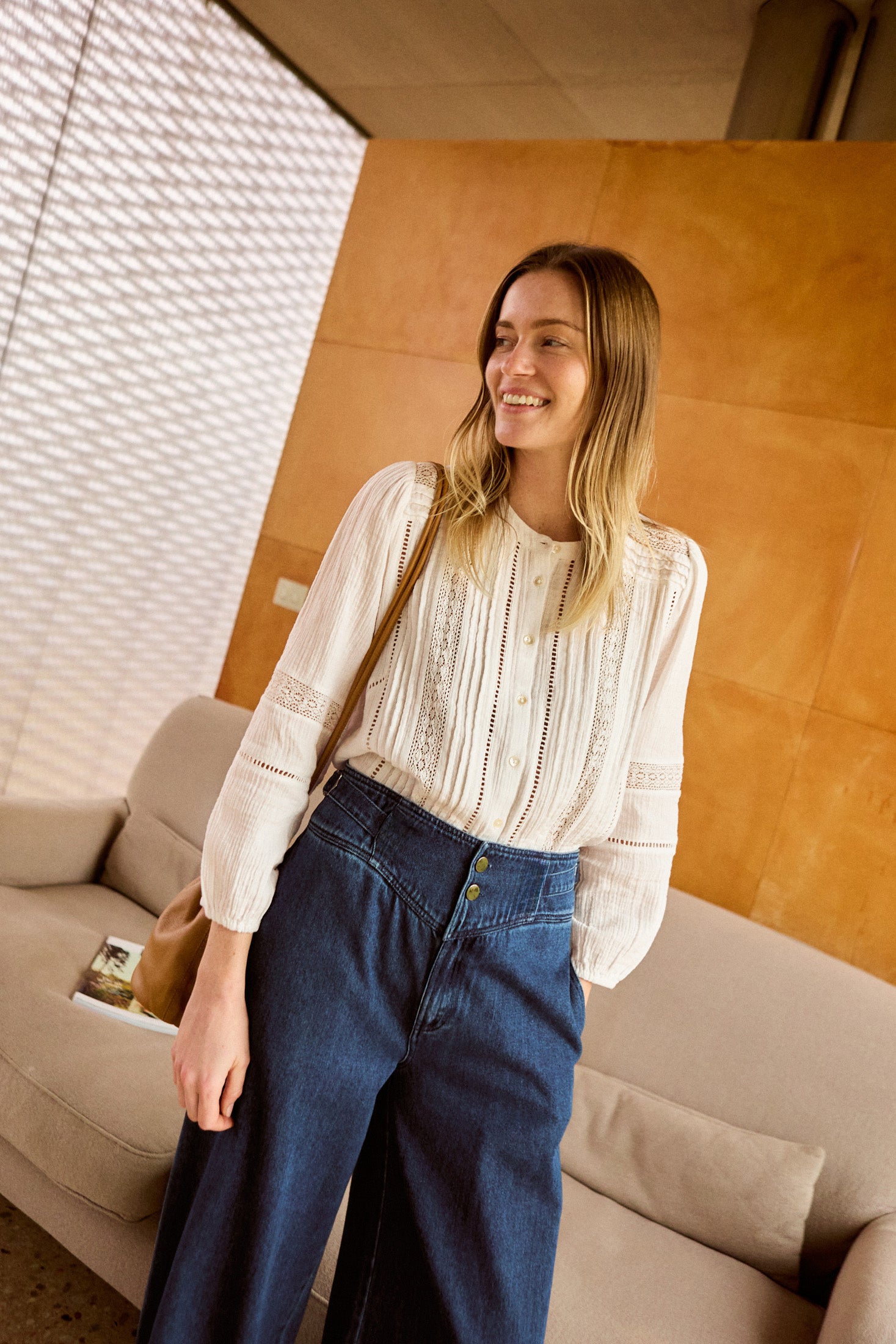 ROMANTIC DOUBLE GAUZE SHIRT | INDI&COLD