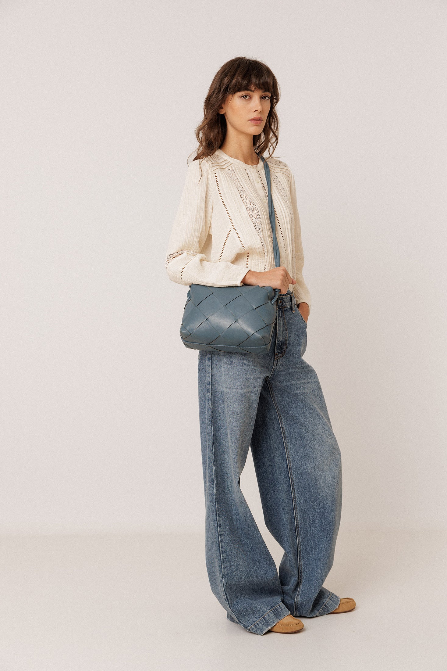ROMANTIC DOUBLE GAUZE SHIRT | INDI&COLD