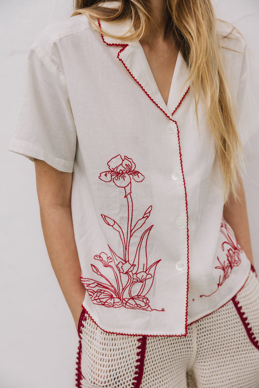 CAMISA CON MAXI BORDADOS 1