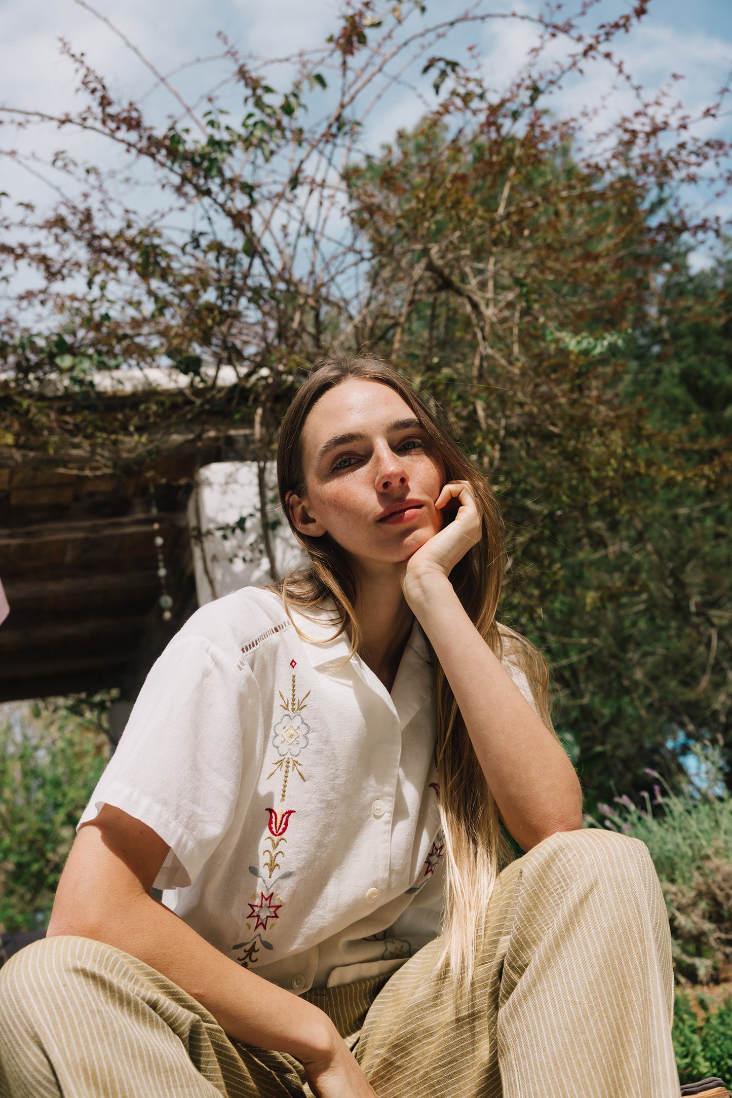GUAYABERA STYLE SHIRT