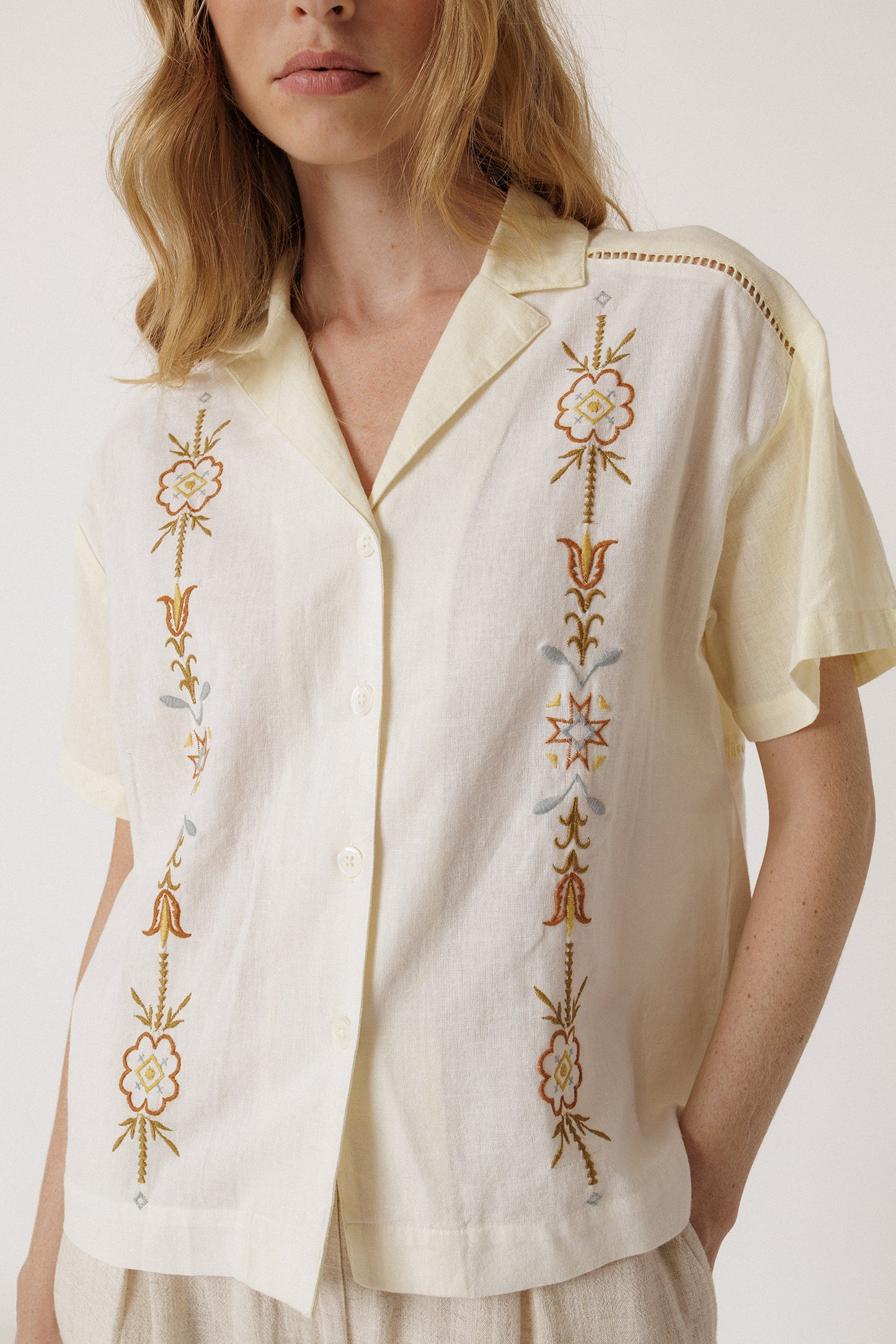 GUAYABERA STYLE SHIRT