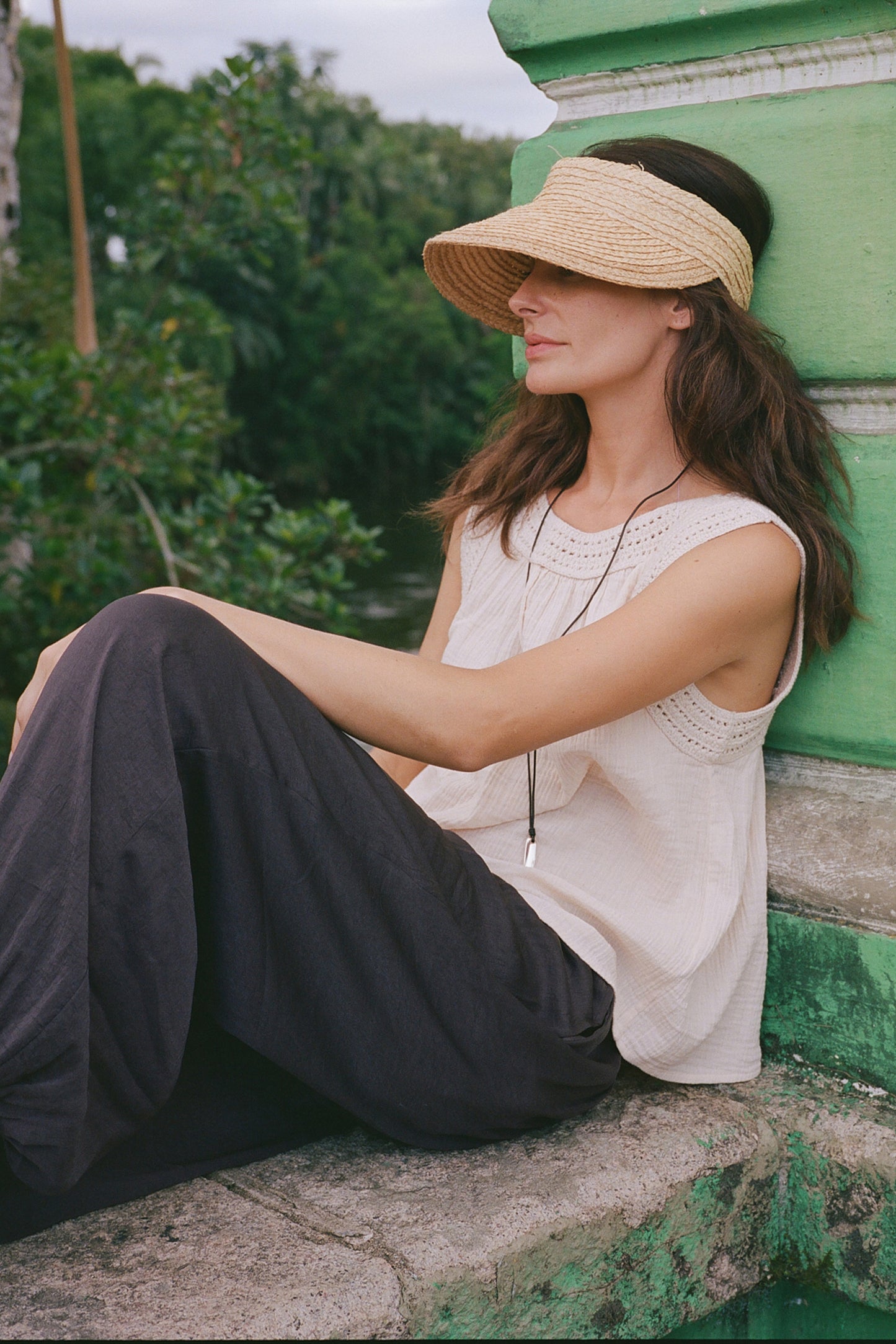 TOP DOUBLE GAZE CROCHET