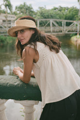 TOP DOBLE GASA CROCHET