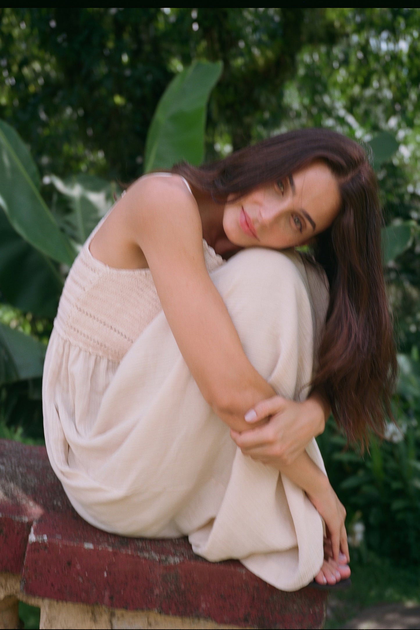 VESTIDO DOBLE GASA CROCHET