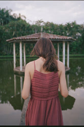 VESTIDO DOBLE GASA CROCHET