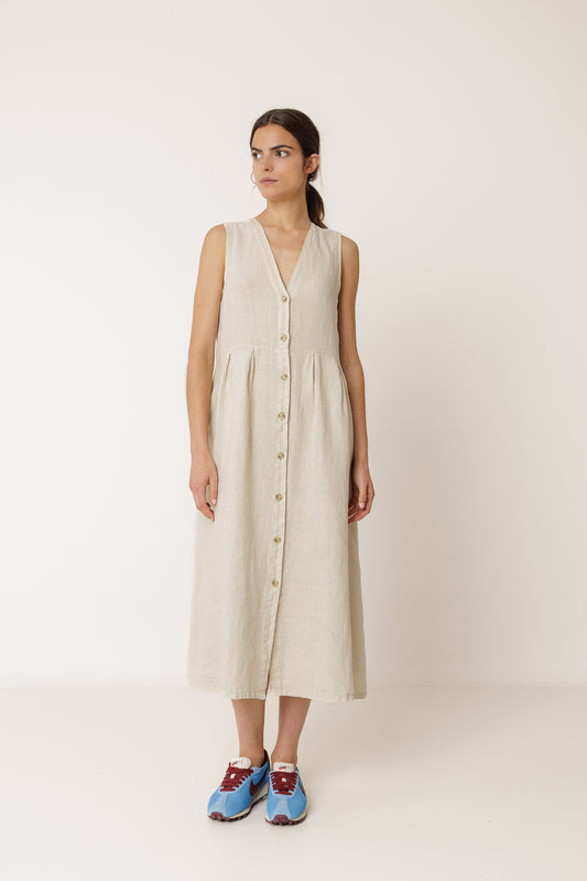 LINEN MULTIPOSITION DRESS 3