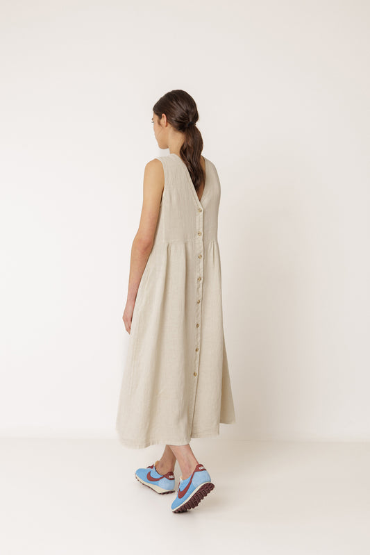 LINEN MULTIPOSITION DRESS 5
