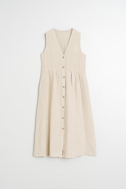 LINEN MULTIPOSITION DRESS 6