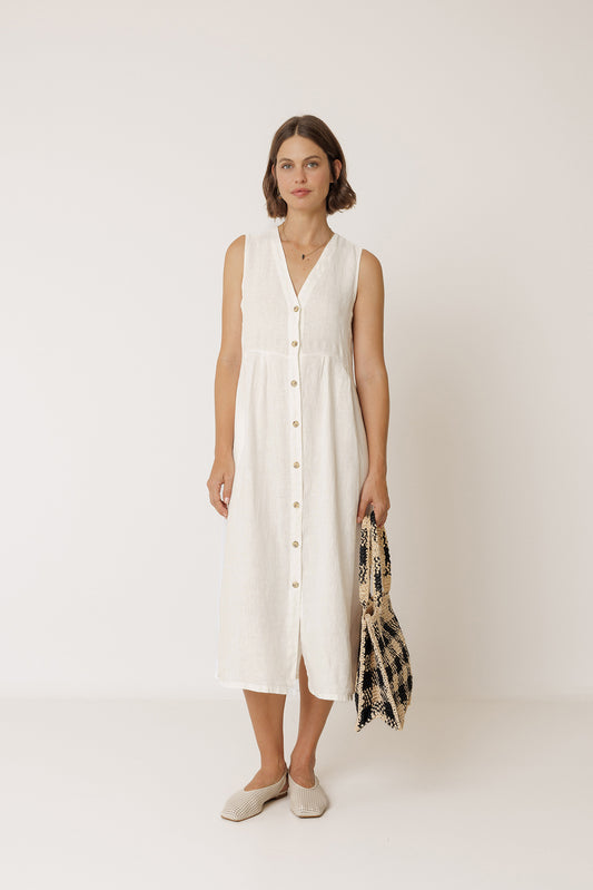 LINEN MULTIPOSITION DRESS 1