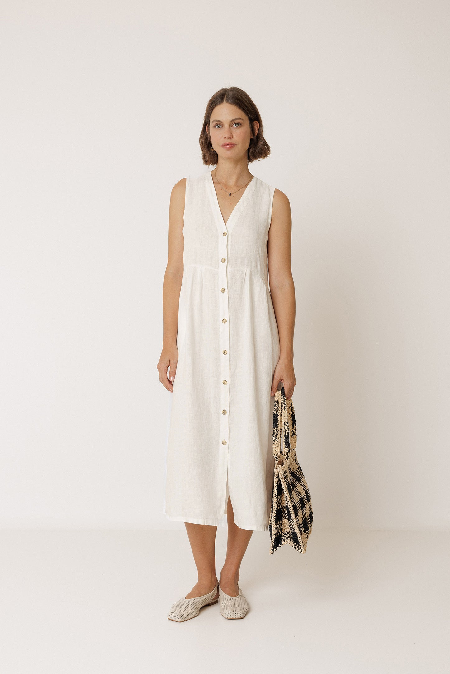 LINEN DRESS