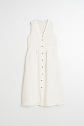 LINEN MULTIPOSITION DRESS
