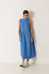 LINEN MULTIPOSITION DRESS