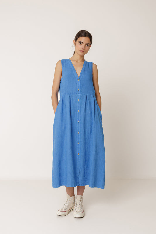 LINEN MULTIPOSITION DRESS 3