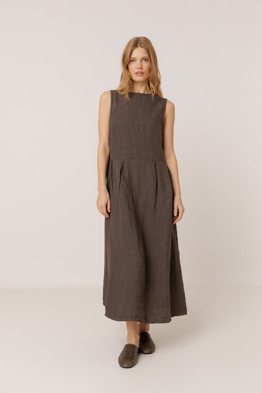 LINEN MULTIPOSITION DRESS 1