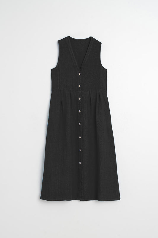 LINEN MULTIPOSITION DRESS 6