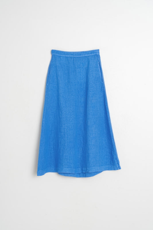 LONG LINEN SKIRT 4